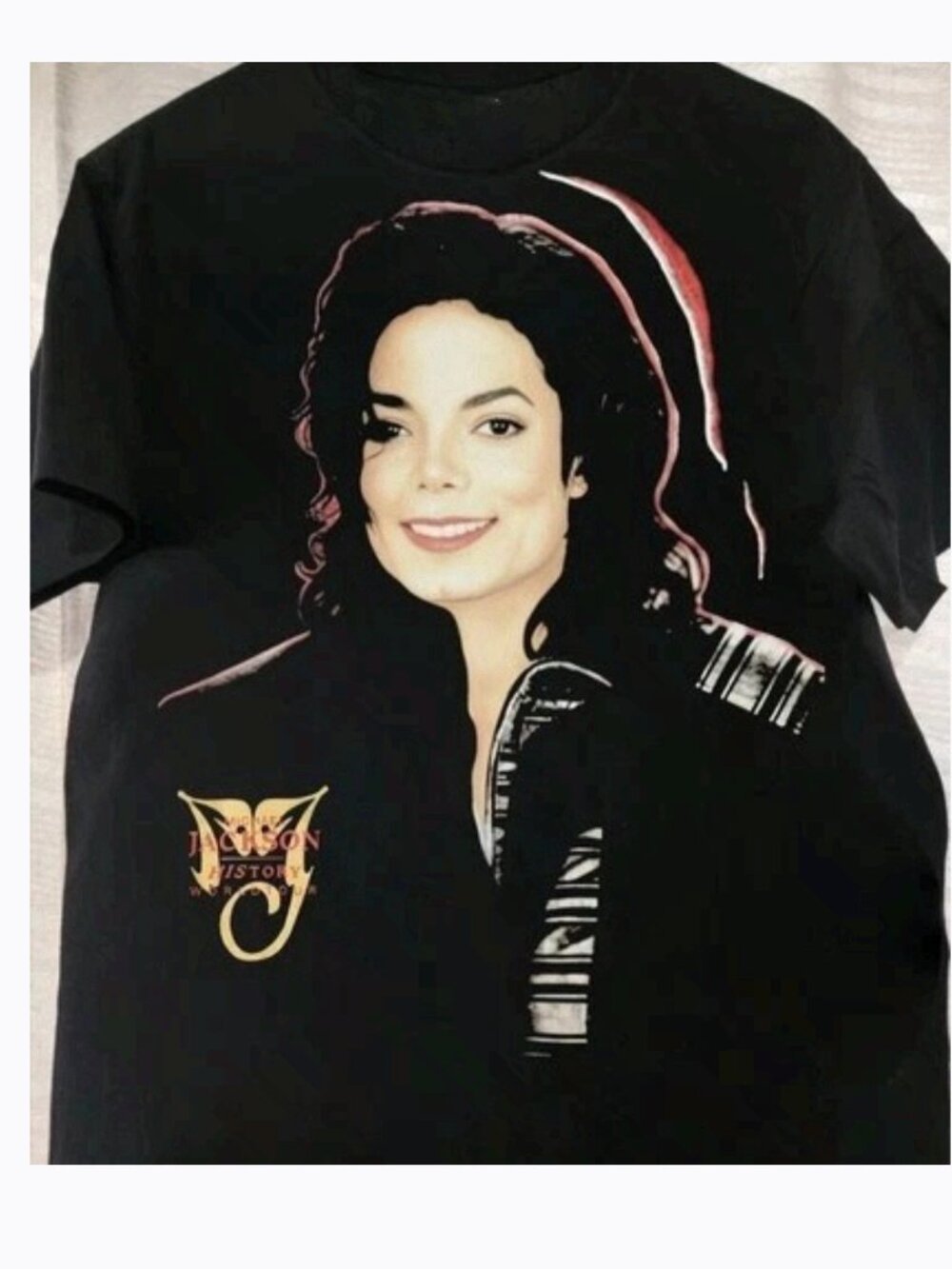 Michael Jackson HIStory Tour Vintage Graphic Concert T-Shirt Reprint